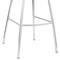 Armen Living Tandy White Faux Leather and Brushed Stainless Steel 30" Bar Stool LCTNBABSWH30 - alternate 7